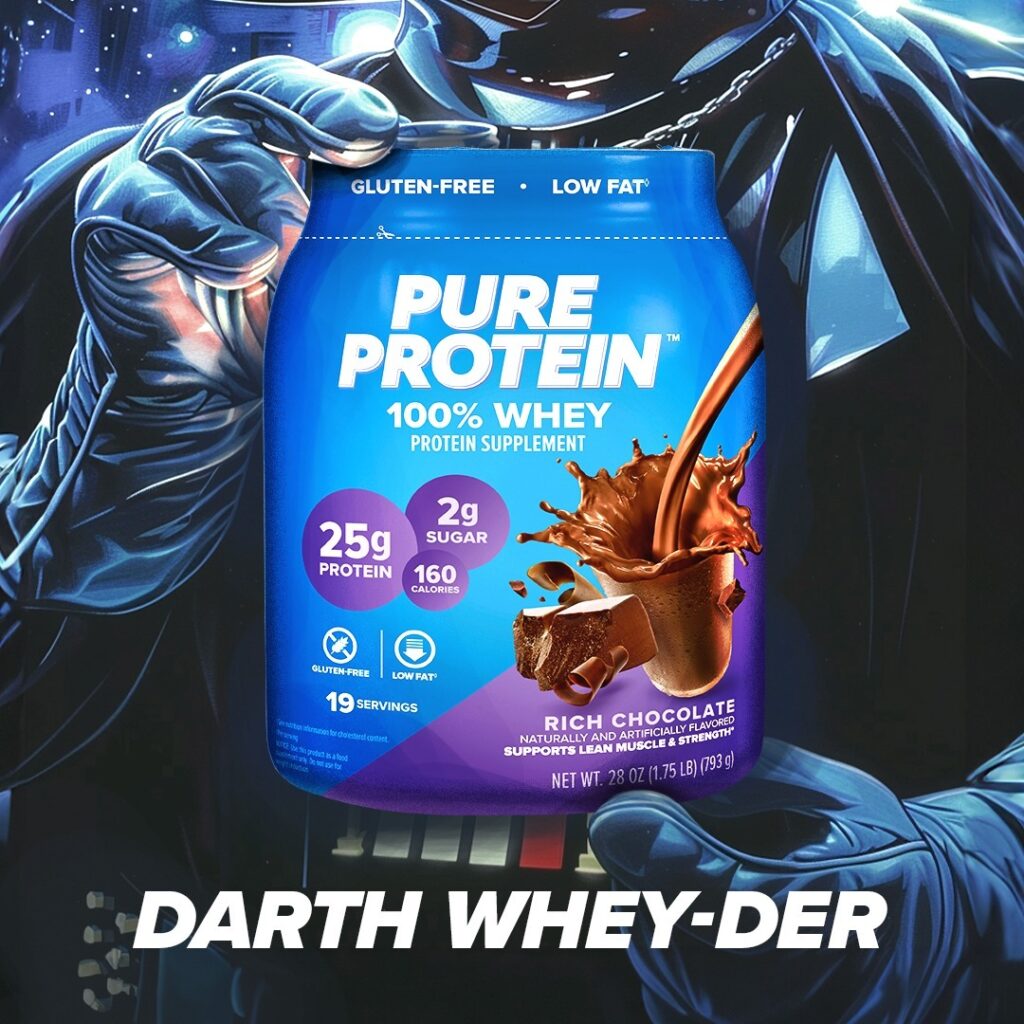 Instagram post from officialpureprotein. This post is in position 1.